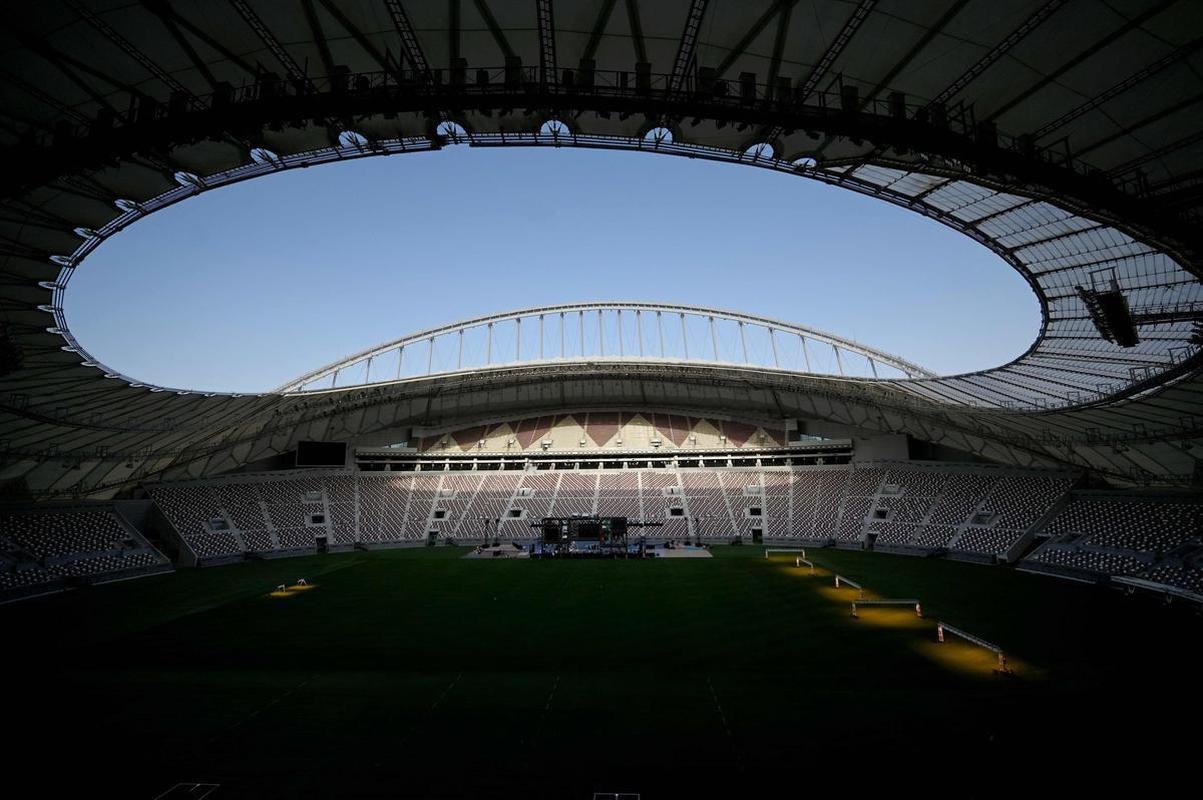 Estdio Internacional Khalifa: inaugurada em 1976, arena em Doha recebeu vrios eventos esportivos internacionais importantes e foi remodelada para o Mundial do Catar

