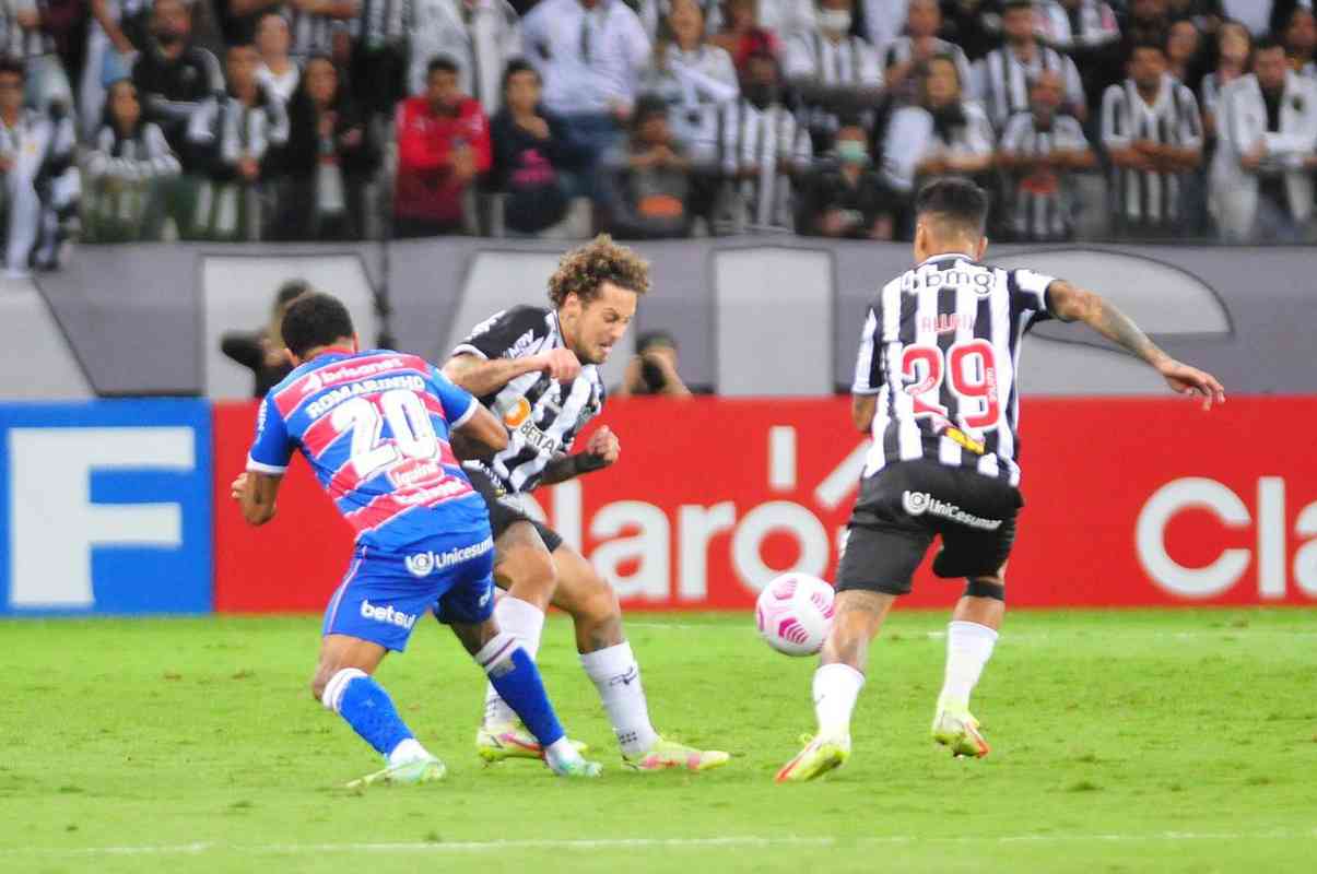 Fotos da partida entre Atltico e Fortaleza, pela ida da semifinal da Copa do Brasil, no Mineiro