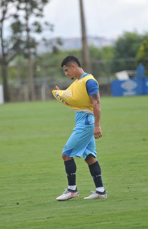 Imagens do treino do Cruzeiro nesta quarta-feira, 7 de fevereiro