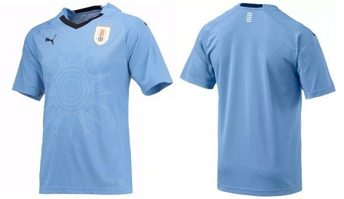 Uruguai - primeiro uniforme (Puma)