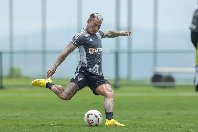 Treino tcnico do Atltico.