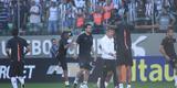 Atacante Fred durante o aquecimento para o clssico contra o Cruzeiro, no Independncia
