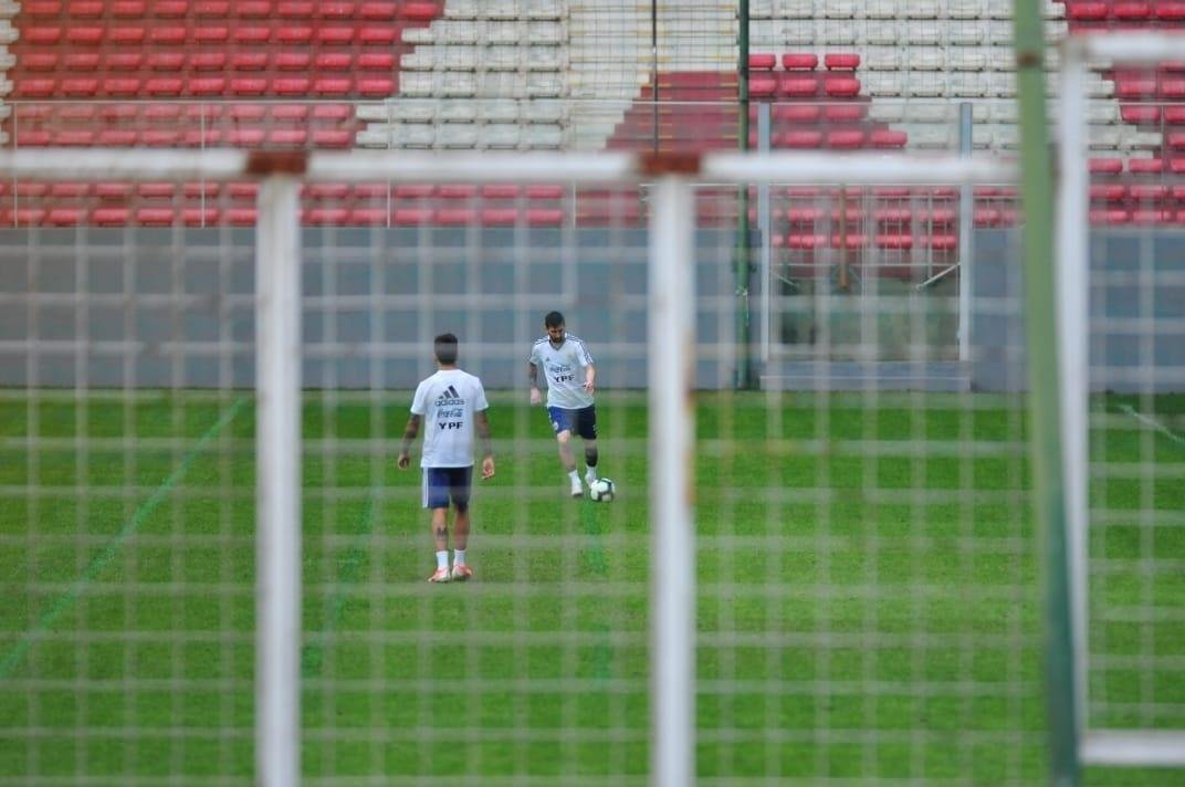 Argentina treina em Belo Horizonte