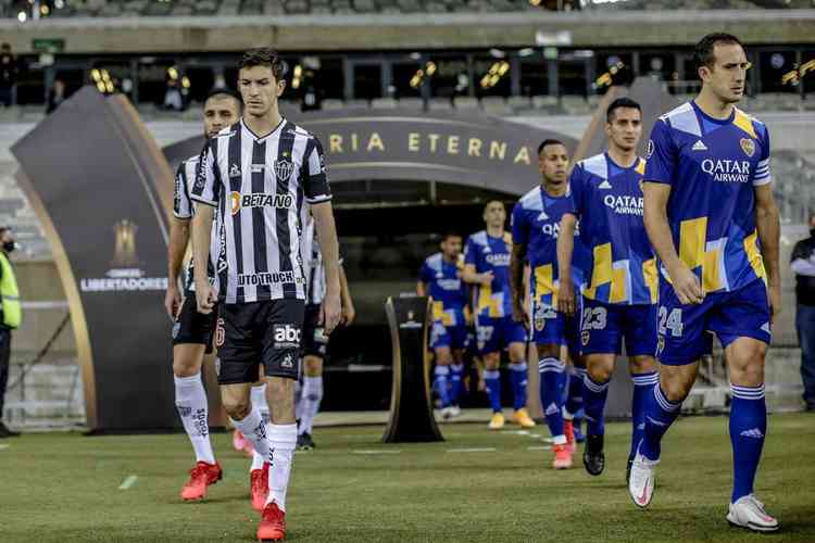 Fotos do jogo entre Atltico e Boca Juniors, no Mineiro, em Belo Horizonte, pela volta das oitavas de final da Copa Libertadores 2021
