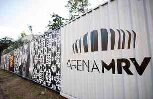 Grafites da Arena MRV ganham cores