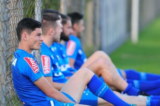 Fotos do treino do Cruzeiro desta sexta-feira (30/6), na Toca da Raposa II (Alexandre Guzanshe/EM D.A Press)