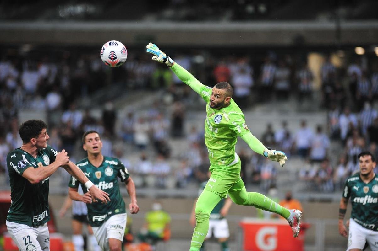 Fotos da partida de volta da semifinal da Copa Libertadores de 2021, no Mineiro, entre Atltico e Palmeiras
