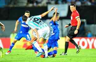 No segundo tempo, Lautaro Martnez marcou o terceiro dele no jogo, Robinho fez de falta para o Cruzeiro e Solari deu nmeros finais ao placar: Racing 4 x 2 Cruzeiro