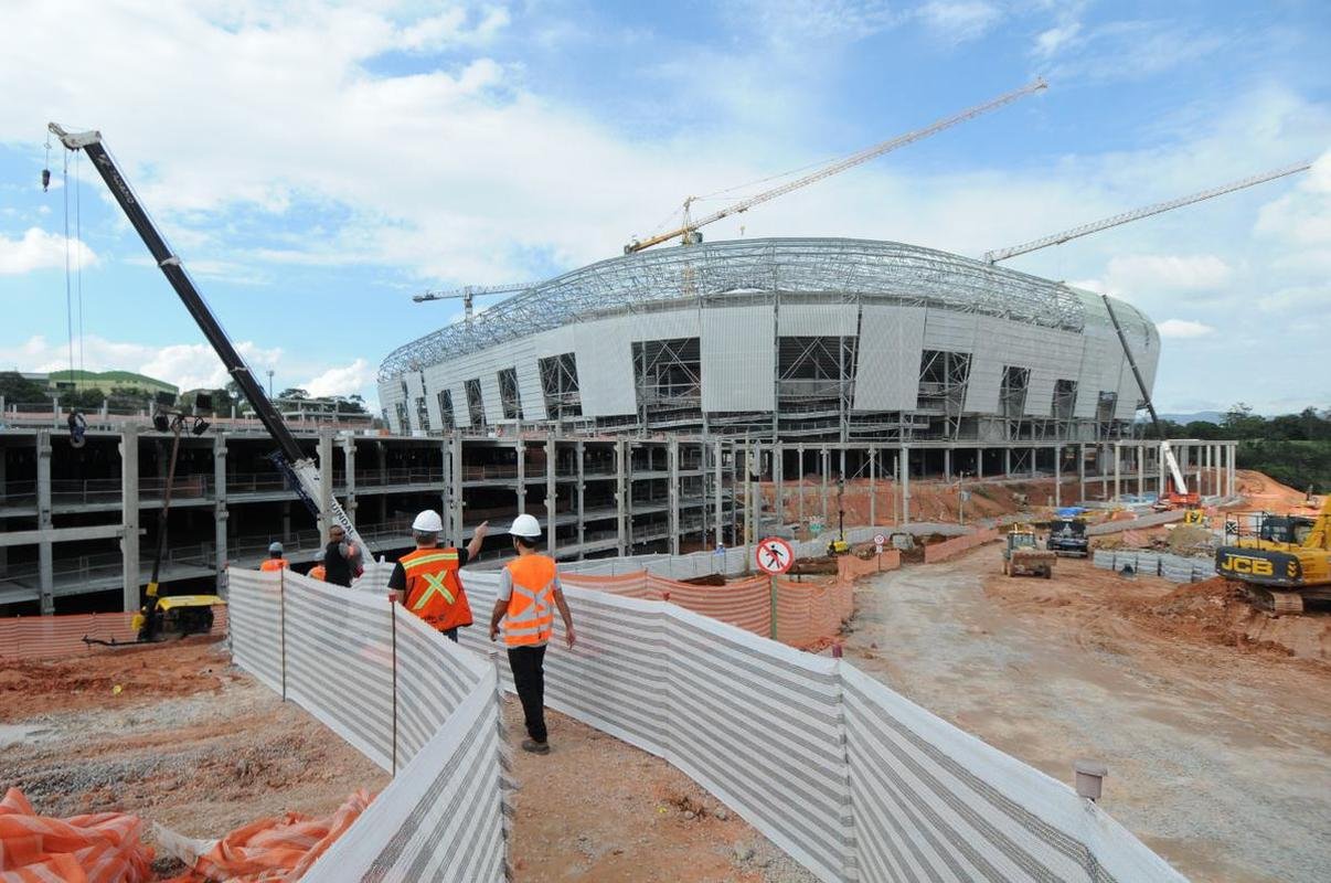 Fotos da Arena MRV nesta sexta-feira (6)