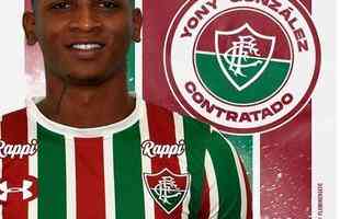 O Fluminense anunciou a contratao do meia Yony Gonzlez