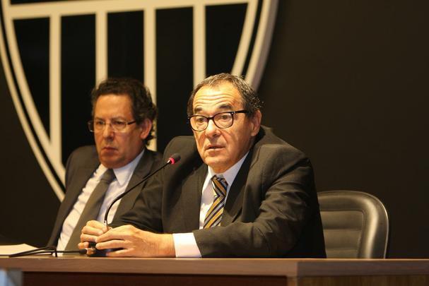 Veja imagens da entrevista coletiva de Srgio Sette Cmara