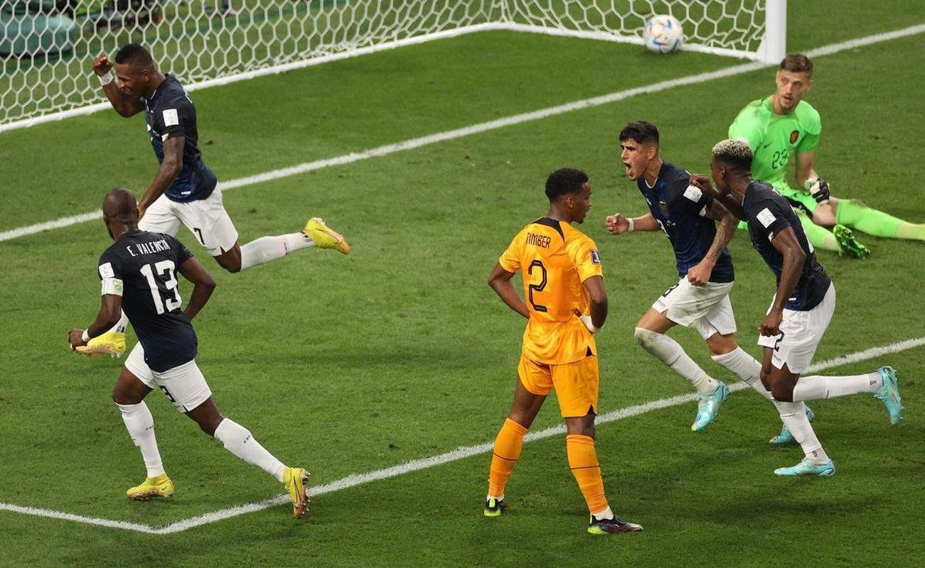 Imagens da partida entre Holanda e Equador, pelo Grupo A da Copa do Mundo de 2022.