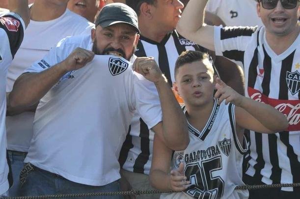 Torcida do Atltico na deciso do Campeonato Mineiro, no Independncia