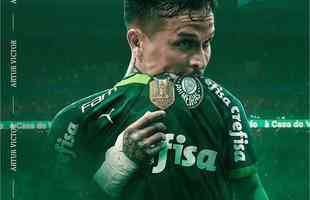 Palmeiras anunciou o atacante Artur