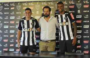 Danilo Barcelos e Felipe Santana foram apresentados nesta tera-feira na Cidade do Galo