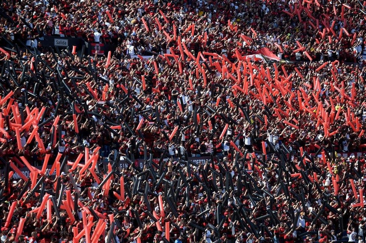 Torcida do Flamengo na final da Libertadores