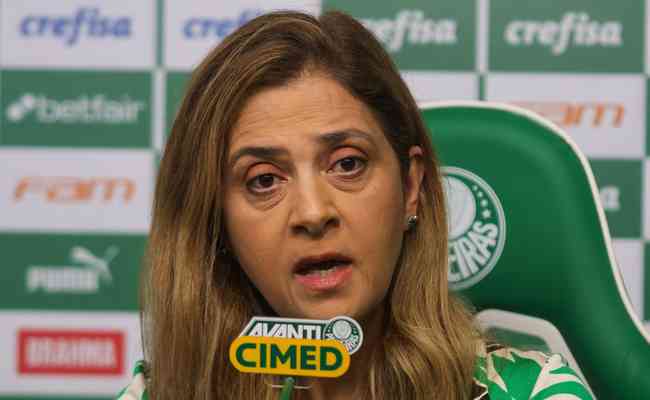 Leila Pereira, presidente do Palmeiras, analisou jogo pela Libertadores