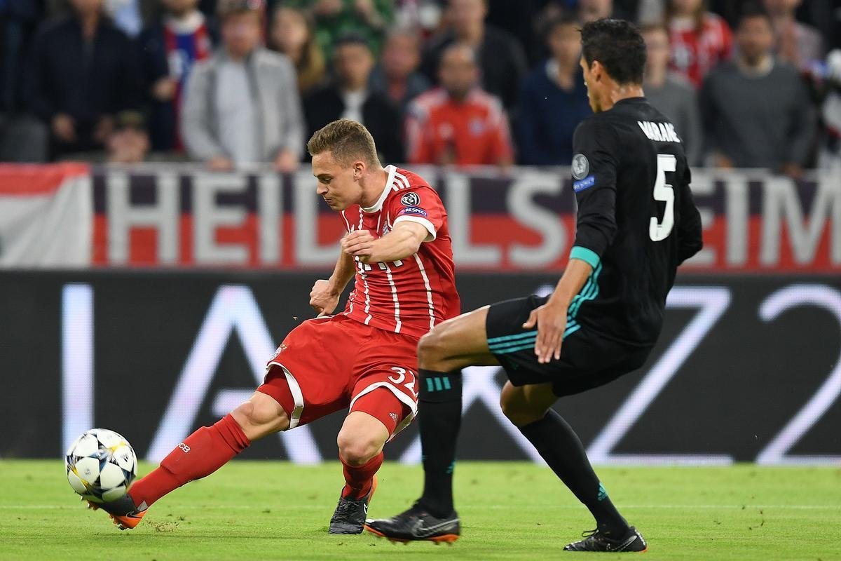 Com Joshua Kimmich, o Bayern marcou o primeiro gol da partida