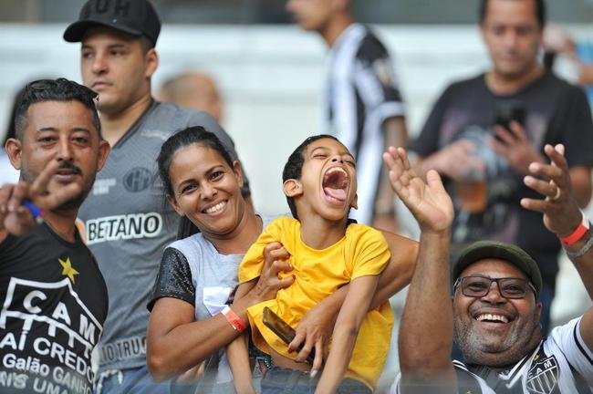 Torcida do Atl�tico no jogo contra o Internacional, no Mineir�o, na estreia da S�rie A do Campeonato Brasileiro