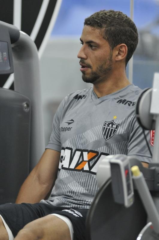 Imagens do treino do Atltico na academia da Cidade do Galo