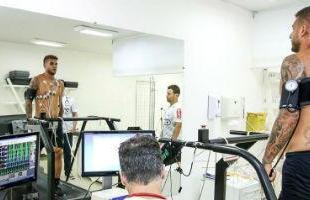 Jogadores do Atltico realizaram testes fsicos e cardiolgicos nesta quinta-feira