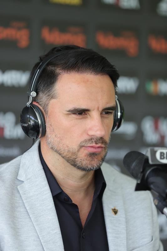 Atltico apresenta Rodrigo Caetano como novo diretor de futebol