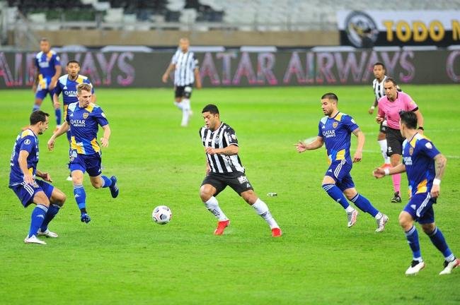 Fotos do jogo entre Atltico e Boca Juniors, no Mineiro, em Belo Horizonte, pela volta das oitavas de final da Copa Libertadores 2021