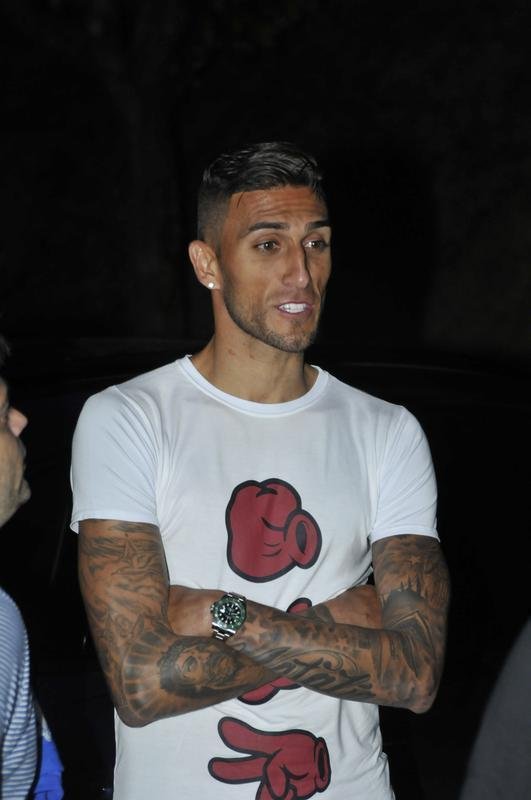 Reforo anunciado no ltimo sbado, o atacante Rafael Marques desembarcou em Belo Horizonte nesta tera-feira e seguiu para a Toca da Raposa II