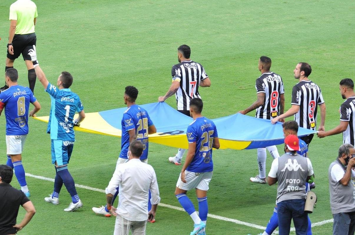 Fotos do clssico entre Atltico e Cruzeiro, no Mineiro, em BH, pela nona rodada do Campeonato Mineiro de 2022