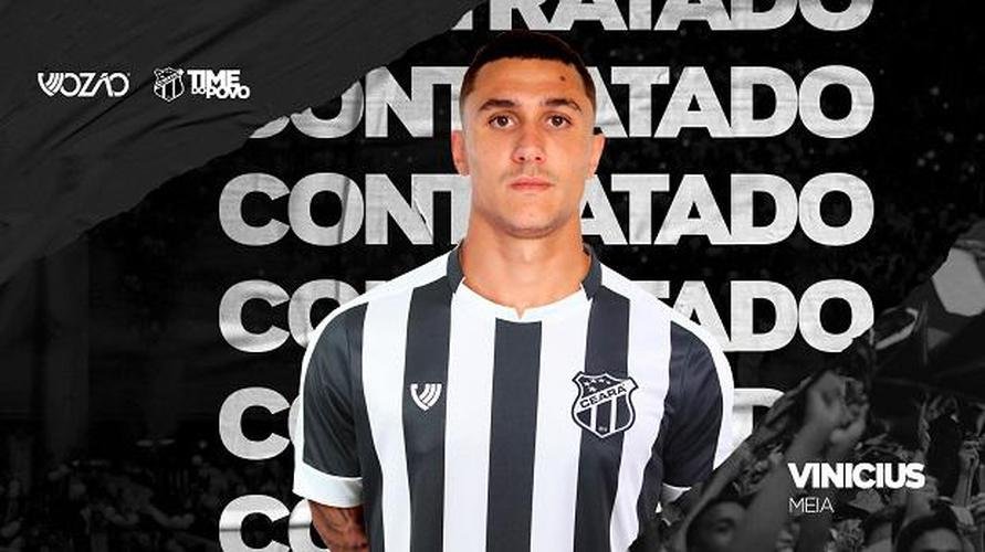O Cear anunciou a contratao do armador Vinicius, que estava no Atltico 