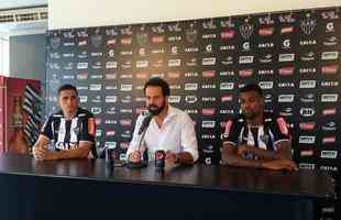 Danilo Barcelos e Felipe Santana foram apresentados nesta tera-feira na Cidade do Galo