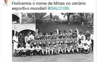 'Honramos o nome de Minas', publicou o ex-jogador Procpio Cardoso 