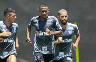 Atltico treinou na manh desta segunda-feira (16/1) na Cidade do Galo.