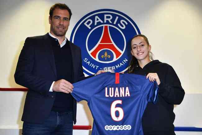 Luana Bertolucci chegou ao PSG em janeiro e seguir no clube parisiense