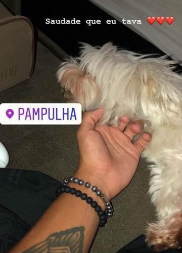 Bruninho postou sobre a volta para a casa, em Belo Horizonte