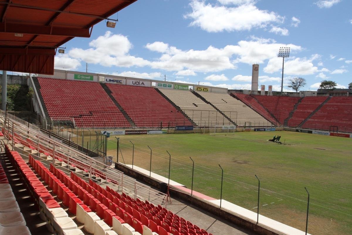 Fotos da Arena do Jacar, palco de jogos do Cruzeiro na Srie B