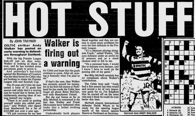 Jornais escoceses repercutiram positivamente a vitria do Celtic contra Cruzeiro e toda festa do centenrio