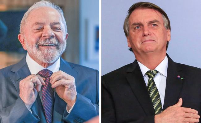 Luiz Inácio Lula da Silva (PT) e Jair Bolsonaro (PL) são os líderes nas pesquisas eleitorais