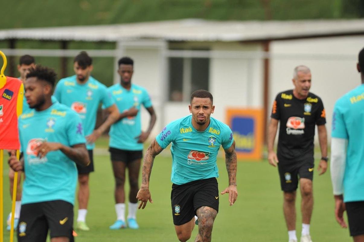 Seleo Brasileira concluiu na Toca da Raposa II, CT do Cruzeiro, em BH, a preparao para enfrentar o Paraguai no Mineiro pelas Eliminatrias da Copa do Mundo do Catar