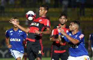 Imagens do jogo entre Flamengo e Cruzeiro, pelas oitavas de final da Copa So Paulo de Futebol Jnior