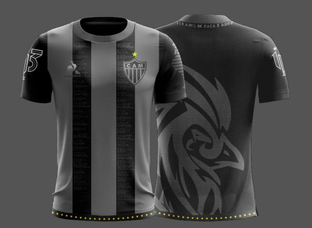 Camisas produzidas por torcedores para o concurso Manto da Massa
