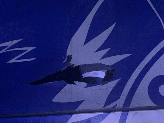 Ônibus do Cruzeiro foi atacado nesta quarta-feira, após jogo contra o Atlético