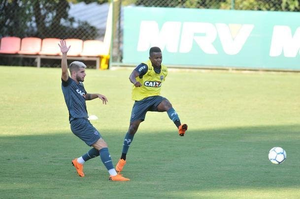 Jogadores do Atltico treinaram na tarde desta quinta-feira, dia seguinte ao empate por 0 a 0 com a Chapecoense