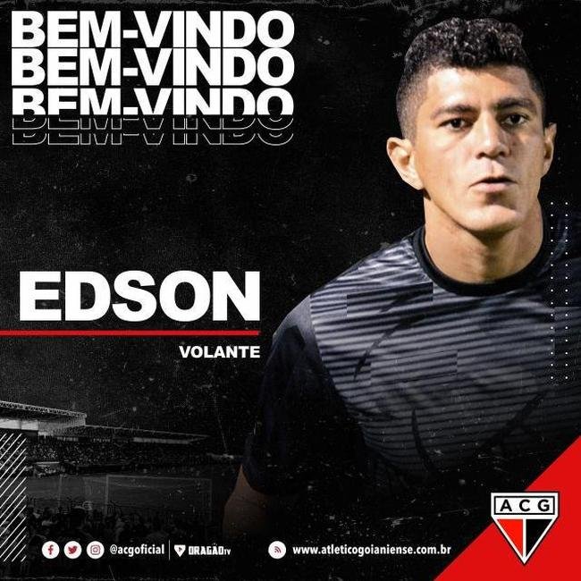O Atltico-GO anunciou a contratao do volante Edson, que estava na Ponte Preta