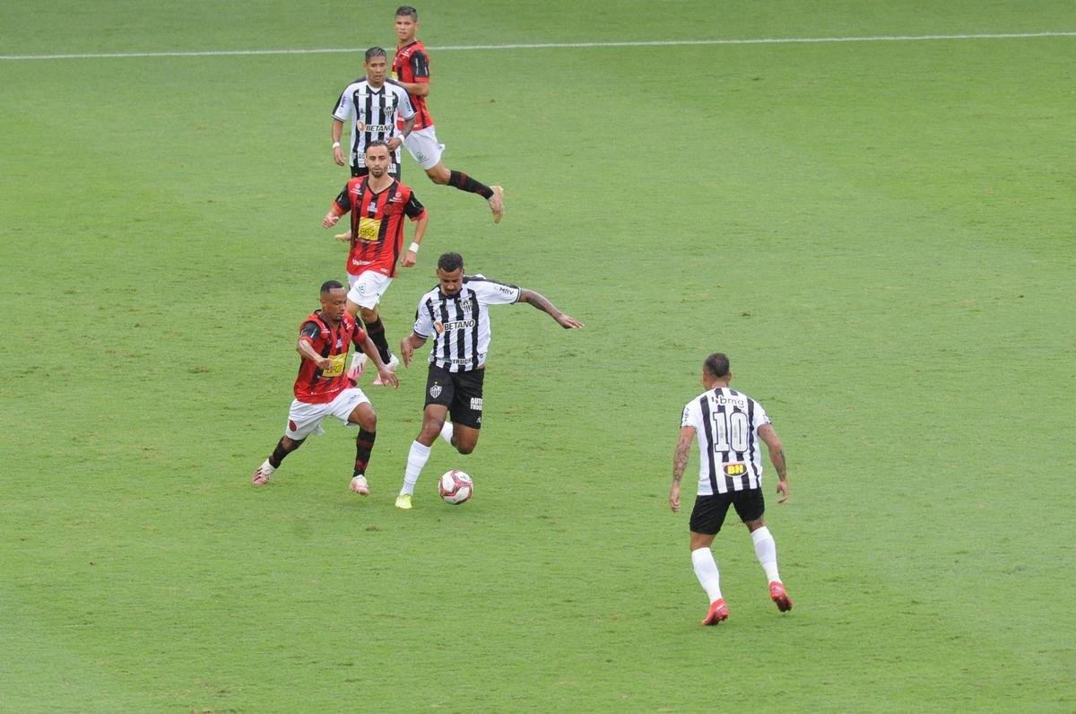 Fotos do jogo entre Atltico e Pouso Alegre, no Mineiro, em Belo Horizonte, pela oitava rodada do Campeonato Mineiro de 2021