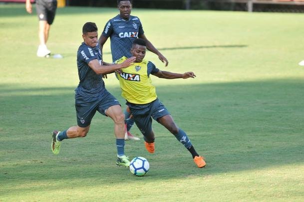 Jogadores do Atltico treinaram na tarde desta quinta-feira, dia seguinte ao empate por 0 a 0 com a Chapecoense