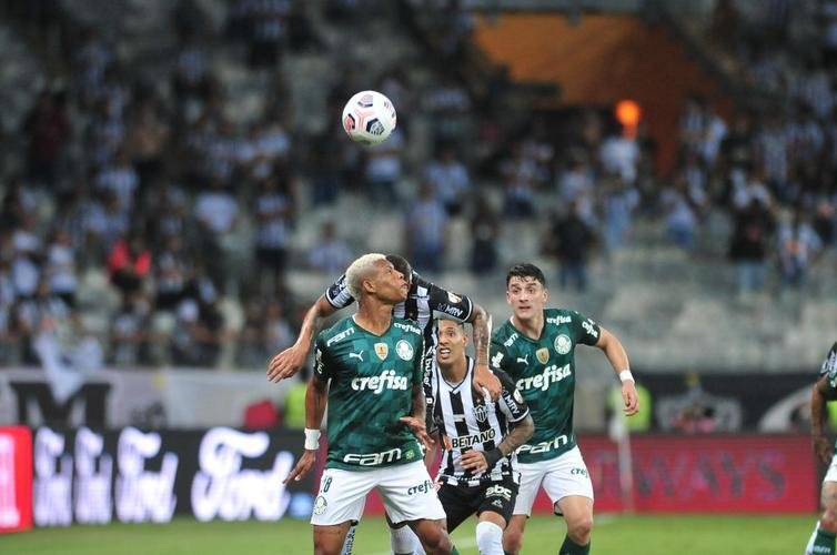 Fotos da partida de volta da semifinal da Copa Libertadores de 2021, no Mineiro, entre Atltico e Palmeiras