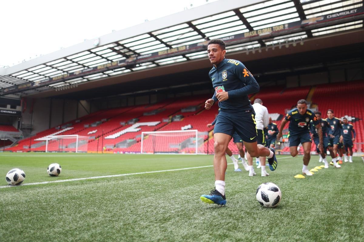 Veja imagens do último treino do Brasil antes do amistoso contra a Croácia