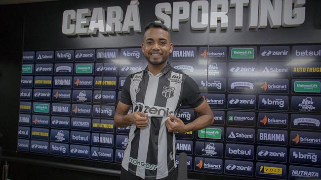 O atacante Airton, de 22 anos, está emprestado ao Ceará, clube pelo qual disputou cinco jogos na Série A.