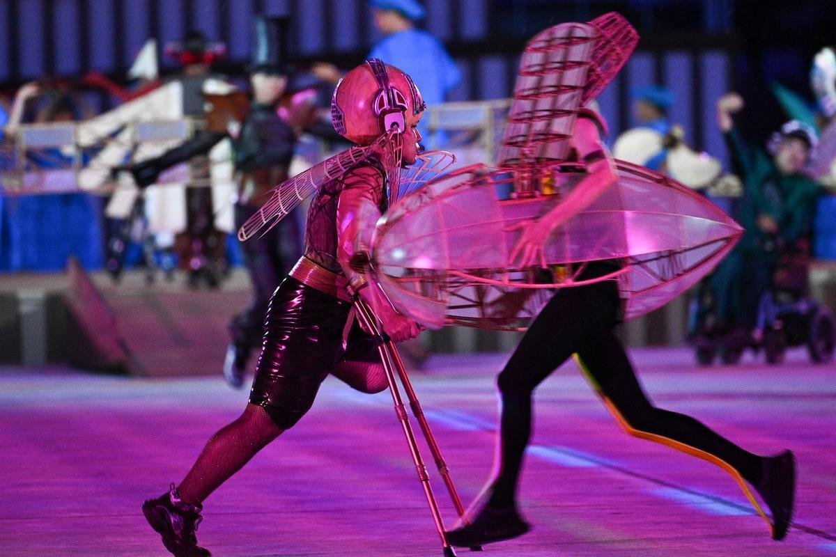 Fotos da Cerimnia de Abertura dos Jogos Paralmpicos de Tquio
